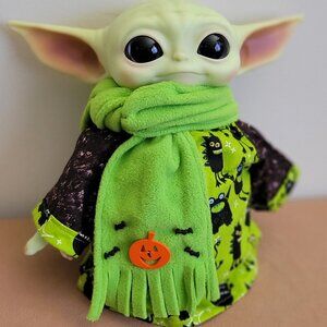 Halloween Monsters 2pc. Outfit & Scarf set for 11" Mattel Child Grogu Yoda dolls